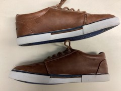 Nautica Shoes Kids Size 5 Brown Berrian Youth Lace Up Boat Sneaker Casual