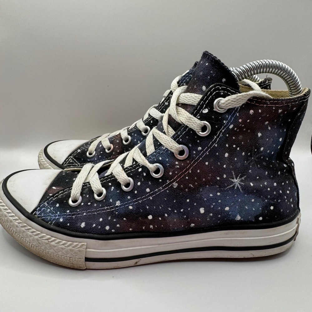 Converse Chuck Taylor All Star Hi Galaxy Space Print Youth 3 Womens 5 3J231