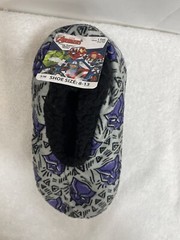Marvel Avengers Black Panther Size S/M 8-13 Fuzzy Babba Kids Slippers Socks