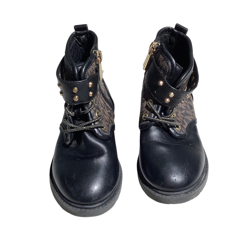 Michael Kors Madeline Haskell Combat Boots Toddler Size 10— Designer, Moto, Fall