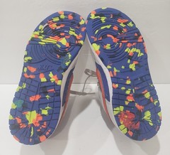 Kids Nike Dunk Low Gs Paint Splatter Sneakers Shoes Dust Orange Blue Size 12