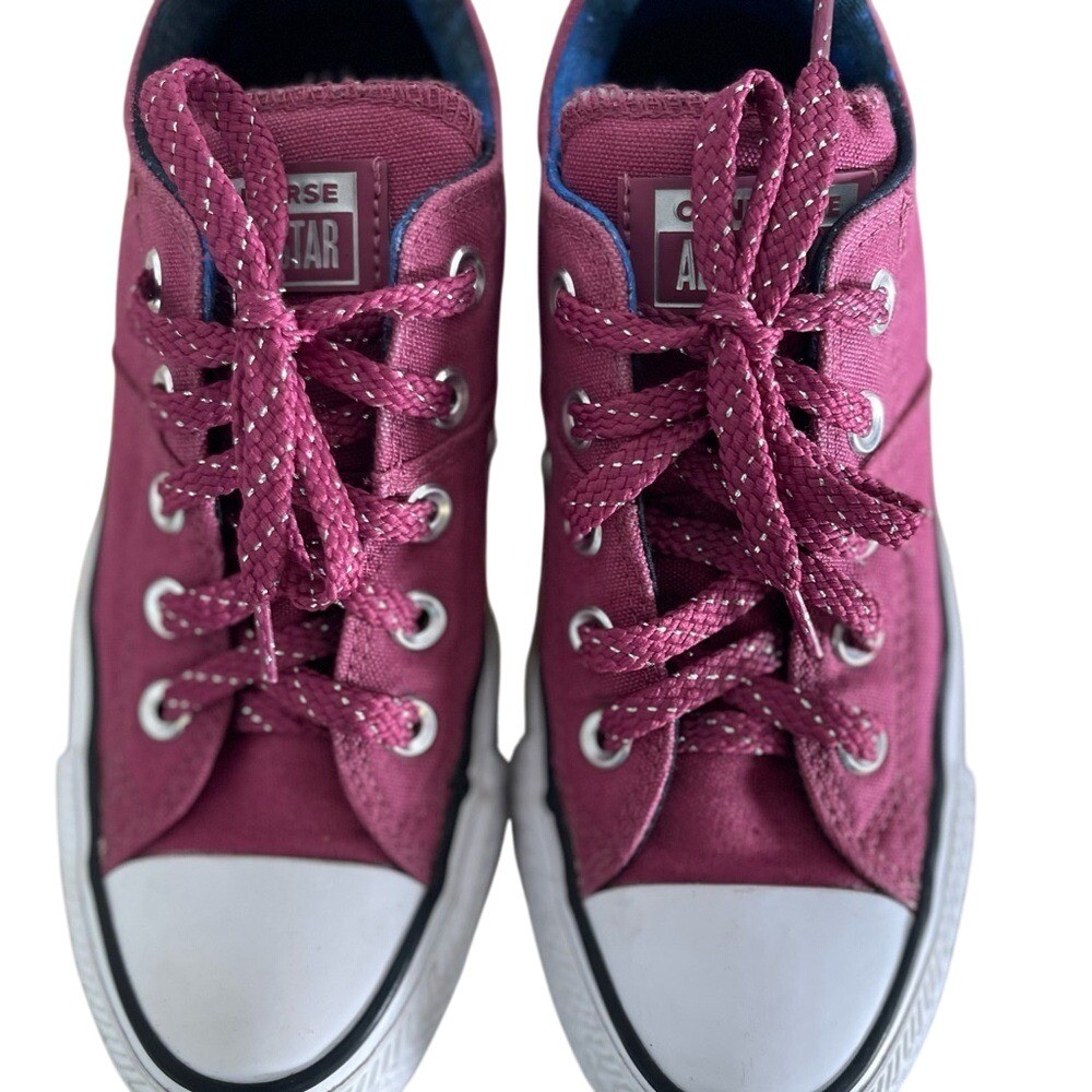 Converse All Star Low Top Womens Sneakers Plum Purple Galaxy Space Shoes Size 5