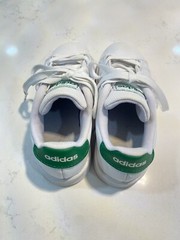Adidas Original Advantage K White/Green EF0213 Sneaker US 12K 1 Owner