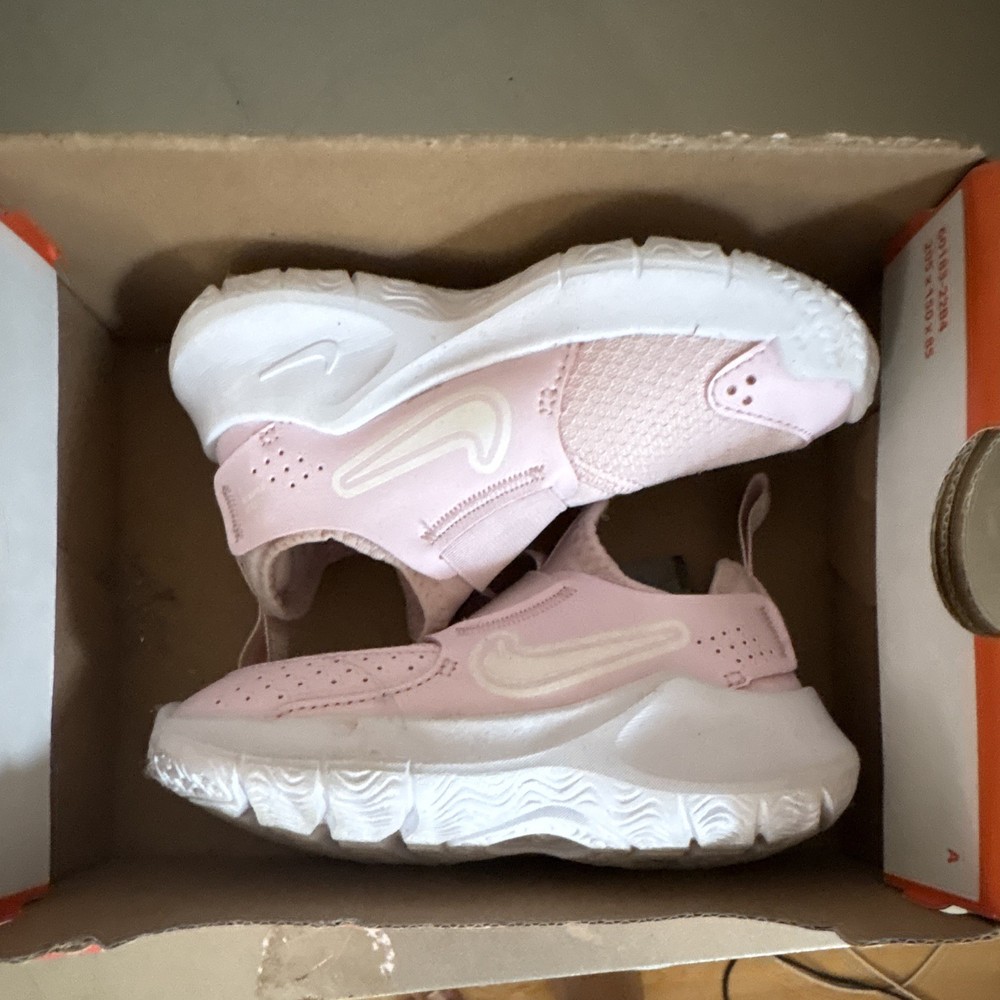 Nike Flex Runner 3 Kids Sneaker Slip-On Low Top Pink/White US 8C FN1449-601