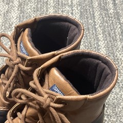 Sperry Top Sider Port Boot Size 4M US Waterproof Shoes Leather Rubber Brown Lace