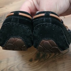 UGG Dakota Mocassin Slipper Shearling Suede Warm Cozycore Sport Kid Size 3 Black