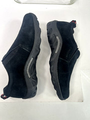 Merrell Boys Black Suede Jungle Moc Shoes Size 5 M Hiking Walking Slip On