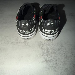 Vans X Star Wars Darth Vader The Dark Side Slip On Shoes Sneakers Toddlers 7.5