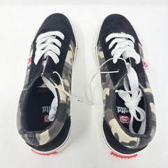 Mark Ecko Unltd Sneakers Youth Size 5 Lace Up Camo Print/Black Suede