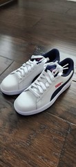 Puma junior size 5c regular, puma smash v2 L Jr. White-peacoat-red.