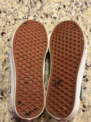 VANS Old Skool Unisex Size 4.5 Low Top Colorblock Suede Canvas Sneakers
