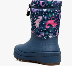 Bogs Snow Shell Boots-Unicorn Meadow (Toddler/Little Big Kid), Indigo Multi 1 US
