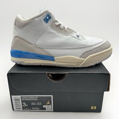 Nike Air Jordan 3 Retro PS Summit White Hydrogen Blue 3Y DM0966-101 NIB