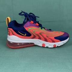 NIKE AIR MAX 270 REACT ENG Laser Crimson Laser Orange Y 5.5 W 7 CD6870-600