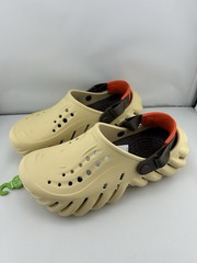 Crocs Echo Clog K Unisex J5 in Sesame /Tan Color