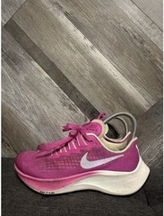 Nike CW7212-600 Pink White Black Unisex Kids Low Top Running Sneakers US 4Y