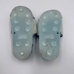 Authentic Disney Store Lilo & Stitch Kids Slide Sandals Blue Size 9/10 Summer