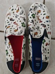 Toms x Marvel Youth Luca Antique White Marvel How To Print Sz 6 Youth