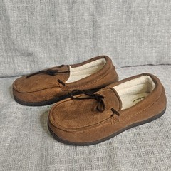 Dear Foams Children’s Slippers Size 2/3 Brown 100% Polyester Faux Fur Slip On
