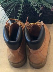 Timberland Junior 6 -inch Premium Leather Waterproof Boots Size 4.5M 10960 EUC