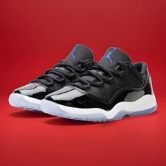 Nike Air Jordan Retro 11 Low PS “Space Jam” FV5116-004 Kids Size 1Y Sneakers