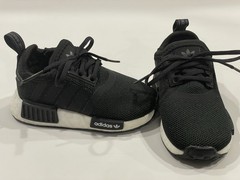 Adidas NMD_R1 I Refined Toddler’s Sz 5c (TD) Core Black-White H02345 New