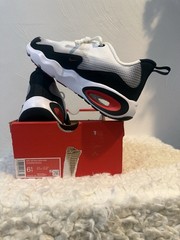Nike Air Max Nova GS White Black Red Unisex Kids Sneakers US Size 6.5Y