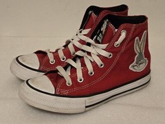 CONVERSE All Star Chuck Taylor Red Bugs Bunny Looney Tunes High Top Kids Size 2