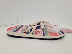 Pebbles VII Striped Roxy Flip Flop Sandals Youth Size 1 Shoes