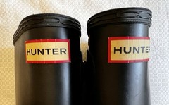 Hunter Original Kids Rain Boots – Black Unisex UK4 US5B/6G EU37 JFT6000RMA