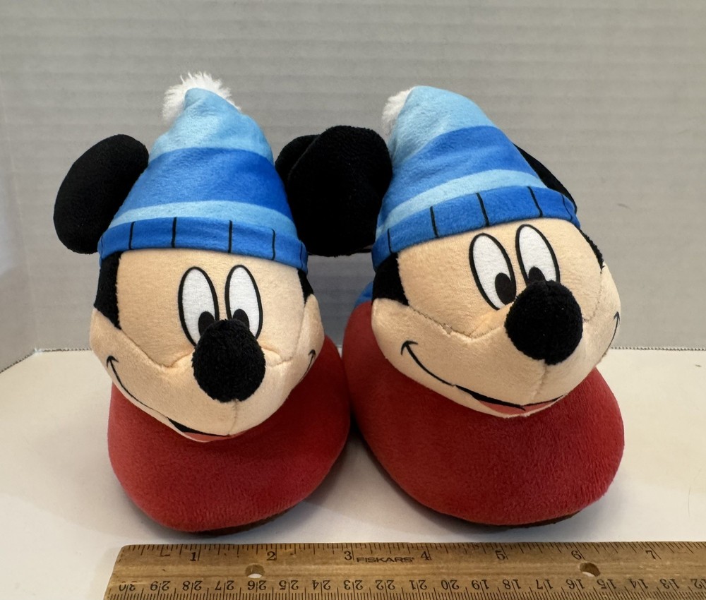 Disney Junior Mickey Mouse Toddler 7-8 Sock Top Slipper Slip Resistant