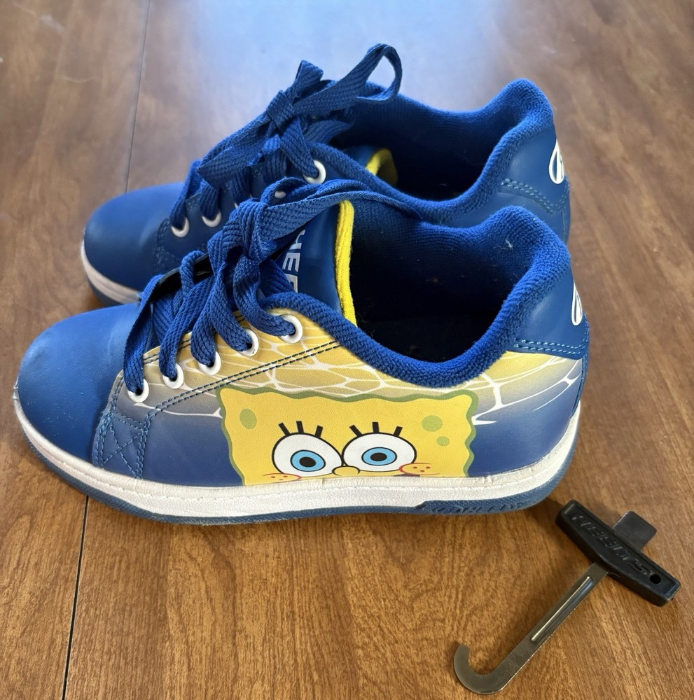 Kids SpongeBob SquarePants Heelys Skate Shoes Size 2 Youth