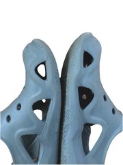 Crocs Iconic Comfort Gray Clog Strapped Sandal Kids Size C 10