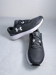 Under Armour Surge Gray Mesh Athletic Shoes Unisex Kids US 7 3024894-106
