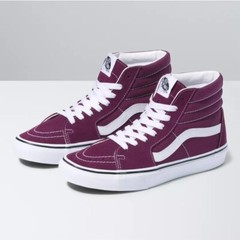 VANS-SK8-HI-GRAPE WINE/TRUE WHITE Toddler TD US Size 7T