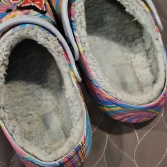 Crocs Baya Juniors 3 Lined Pastel Swirl Out of this World II Clogs Shoes