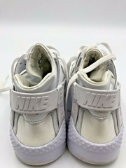 GS NIKE Air Huarache Running Sneaker White Pure Platinum 654275-110 Size 7Y