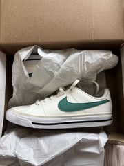 Size 5.5 (GS) – Nike Court Legacy Low White Desert Ochre