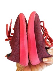 Allbirds Smallbirds Wool Runners Sneakers Natural Red Wine Color Toddler Size T5