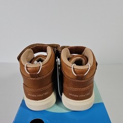 Stride Rite 360 Zayn Hook & Loop Ankle Sneakers Tan/Brown Kids 5M KB031803