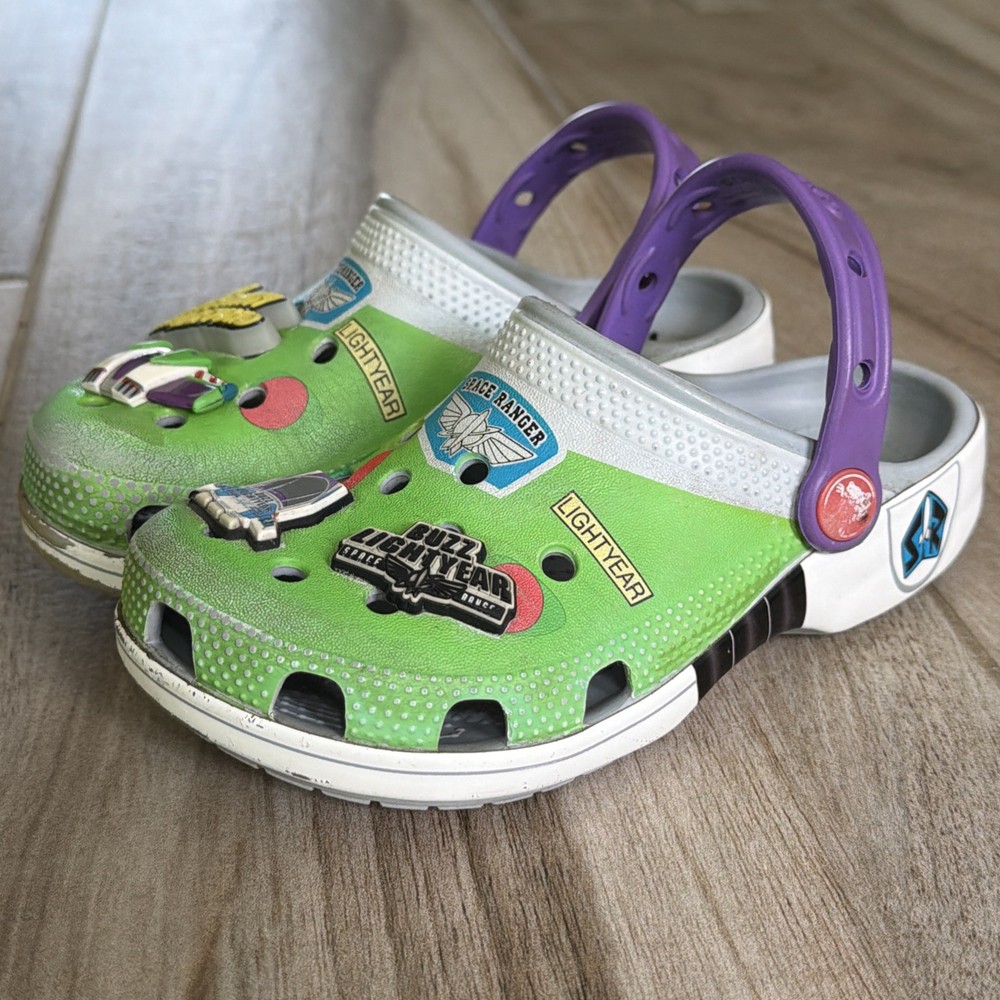 Crocs Buzz Lightyear Classic Disney Pixar Toy Story Clogs Toddler Size C 13