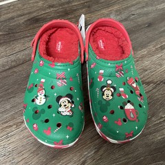 NEW DISNEY CHRISTMAS HOLIDAY CROCS CLOGS MICKEY & FRIENDS Kids Size J6