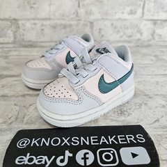 Nike Dunk Low Retro Football Grey Mineral Teal FD1233-002 Toddler Size 3c