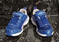 Under Armour GPS Assert 11k AC Blue/Purple White 3023947-400 PreSchool Great Con