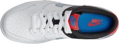 Big Kid’s Nike Dunk Low White/Wolf Grey-Lt Crimson (DH9765 103) – 4.5