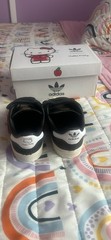adidas Superstar CF I Hello Kitty Black White Red Kids Sneaker Hook & Loop 9.5K