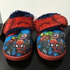 Marvel Super Hero Adventures Avengers Kids SlipOn Strap Slippers Size US 8/EU 25