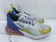 Nike Air Max 270 GS Blue Gaze Hyper Pink Volt Size 6.5Y Youth Kids FD1020-100