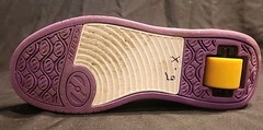 HEELYS split RUGRATS White Purple SNEAKERS Shoes 6 Youth / 7 Women’s