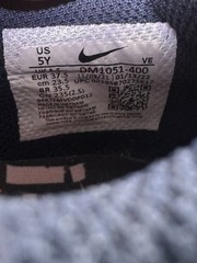 Nike Dunk Low SE Navy Graffiti Athletic Lifestyle Shoes DM1051-400 Youth Size 5